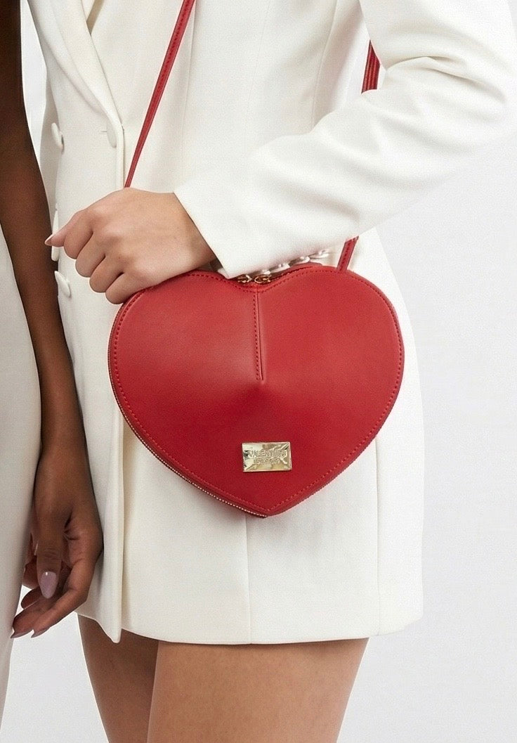 Carteira pequena coração vermelho - Valentino Creations
