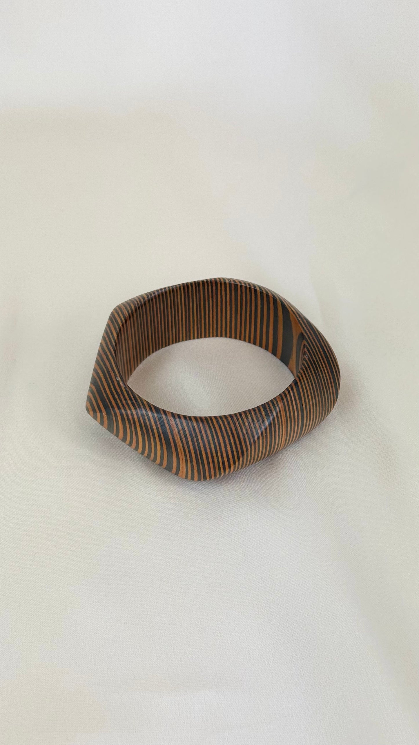 Pulseira veios madeira