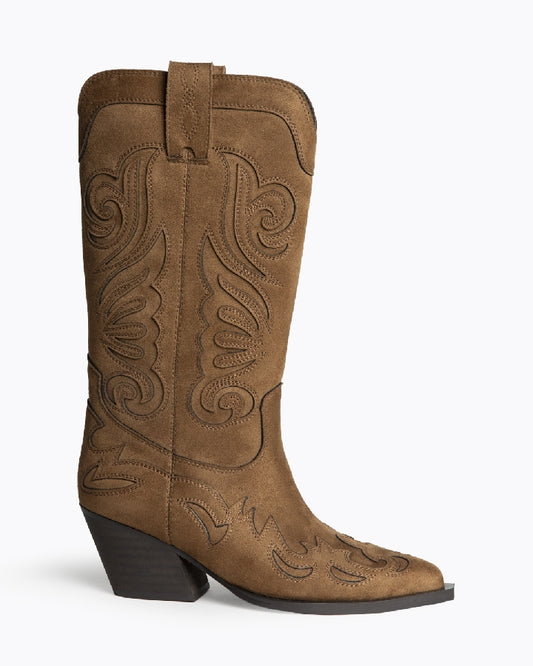 Texana estilo camurça camel