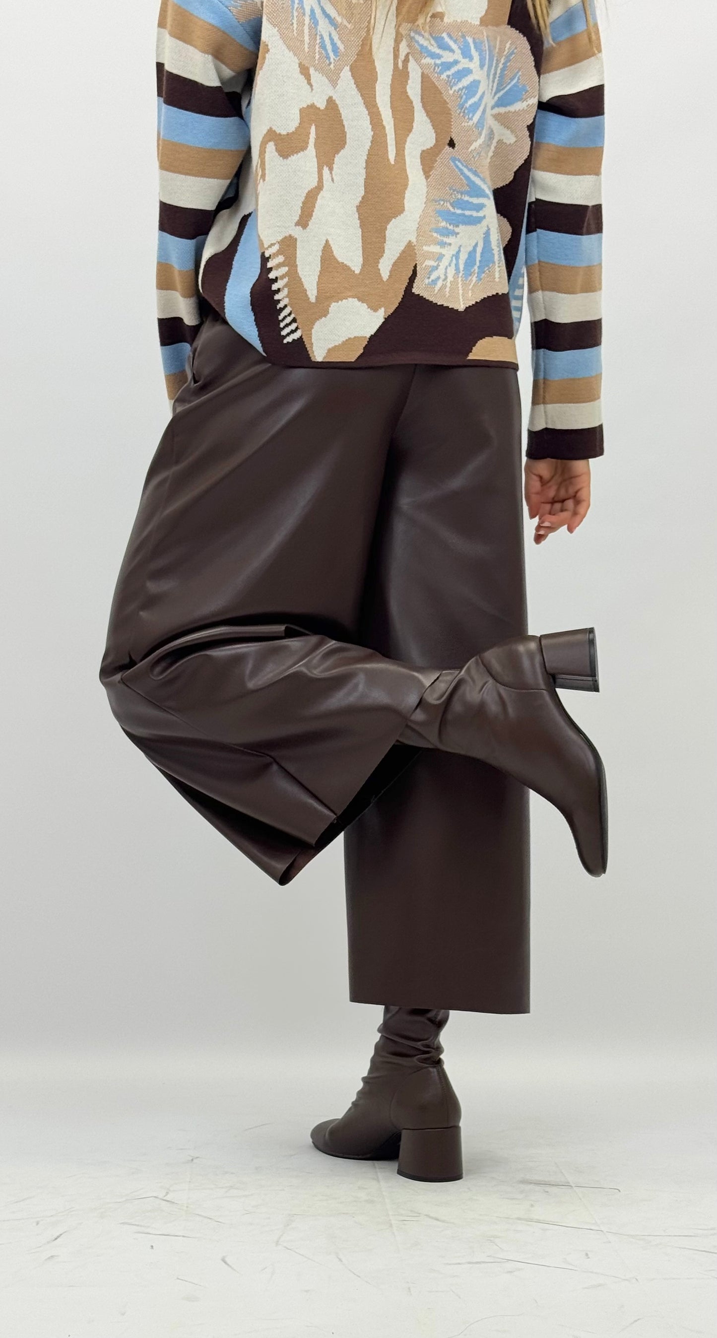 Cullotes estilo napa castanho