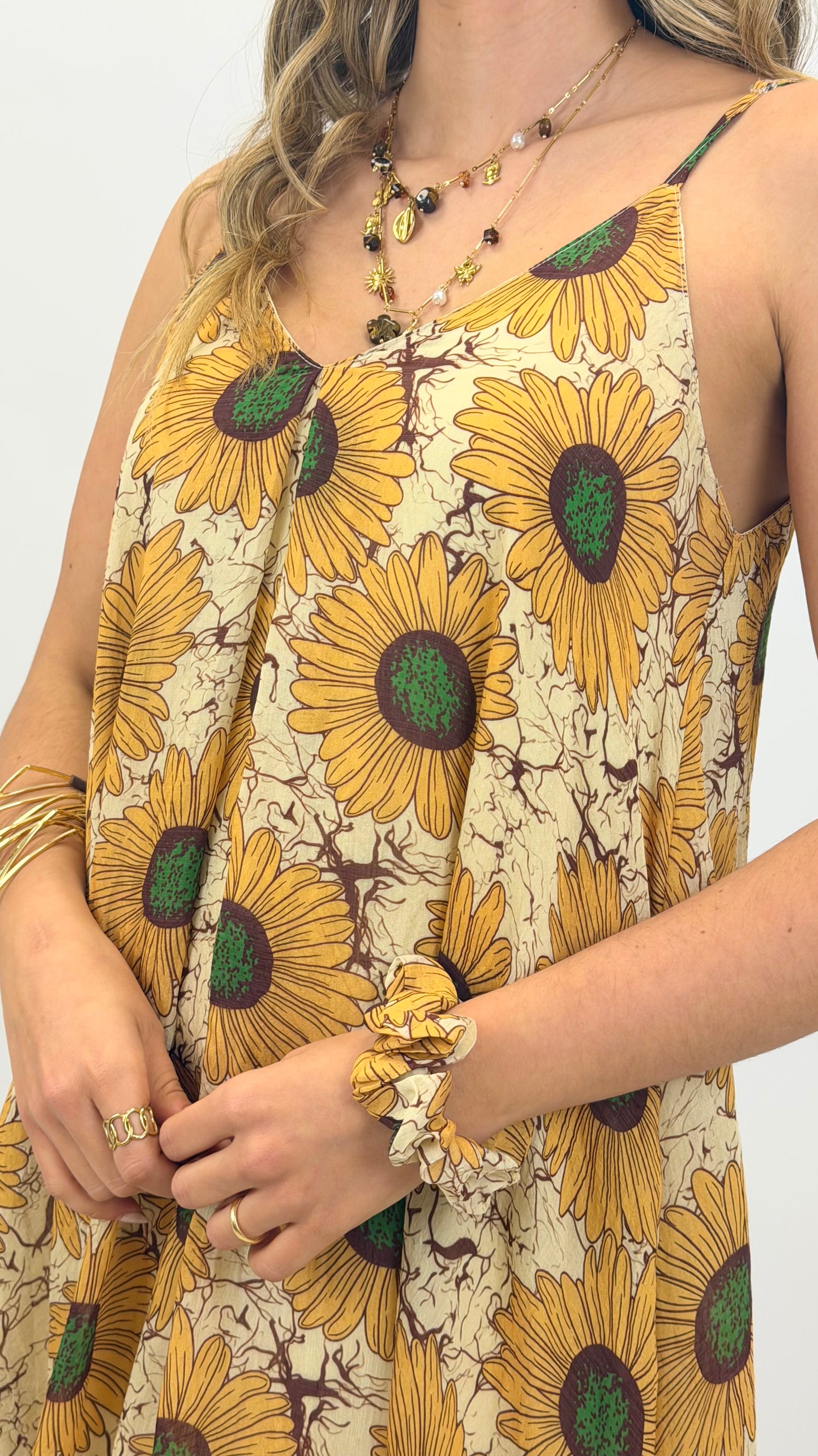 Vestido girasóis