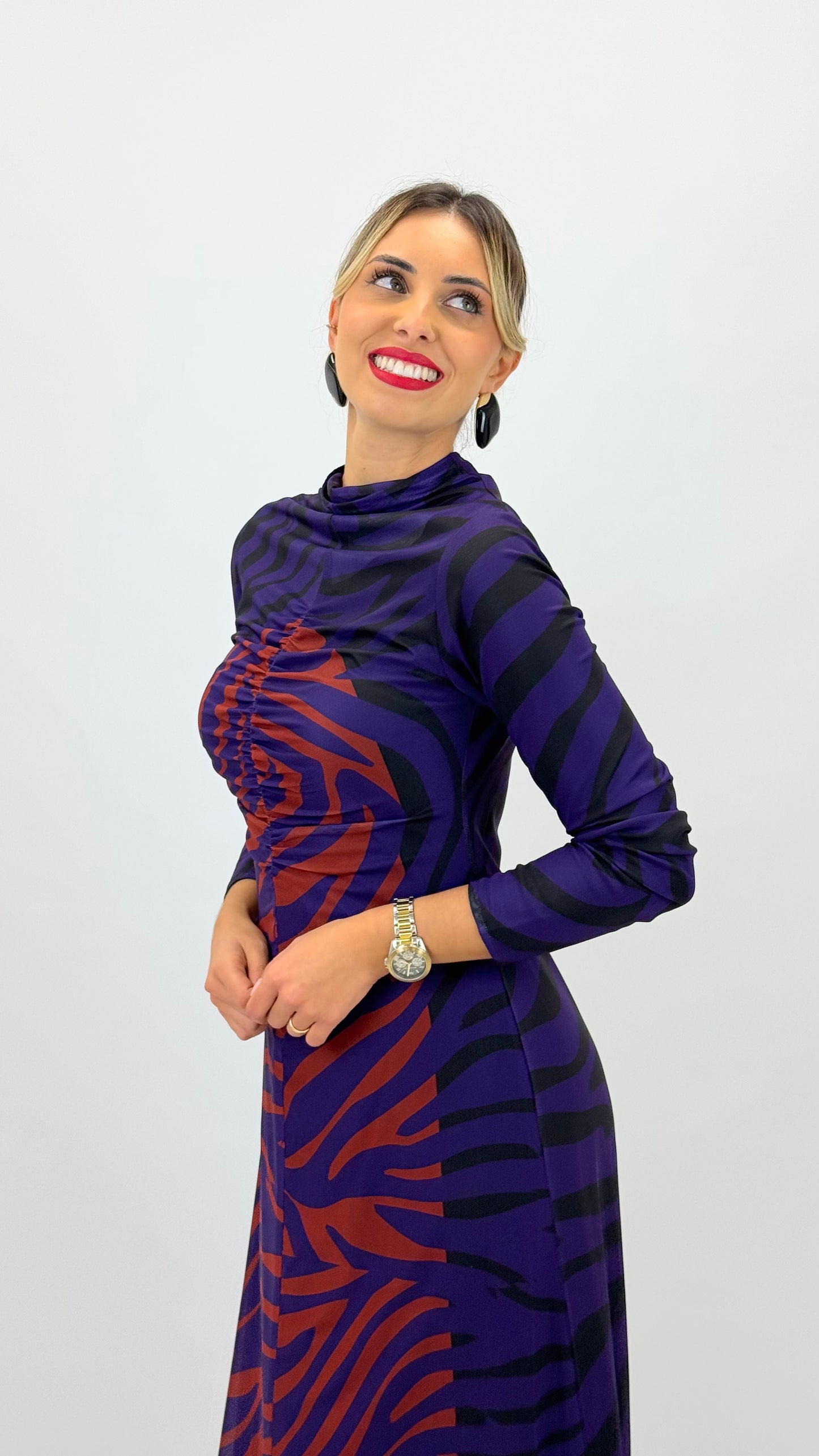 Vestido drapeado Dublin