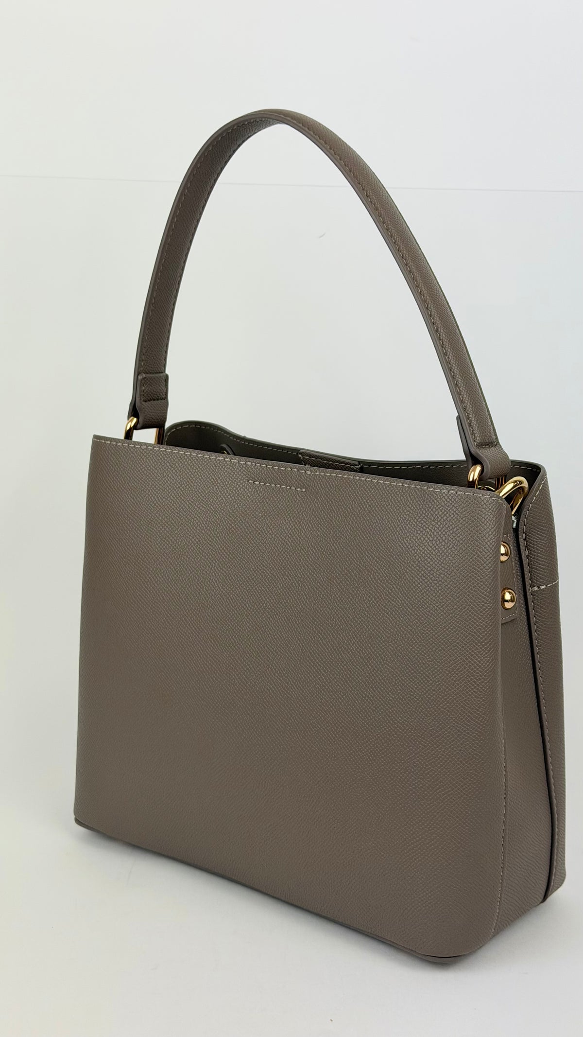 Carteira eco-pele cinza