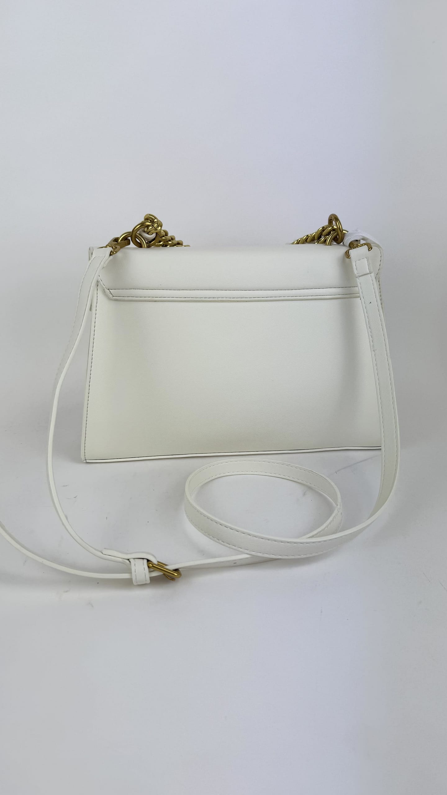 Carteira grande pérola com detalhes em dourado