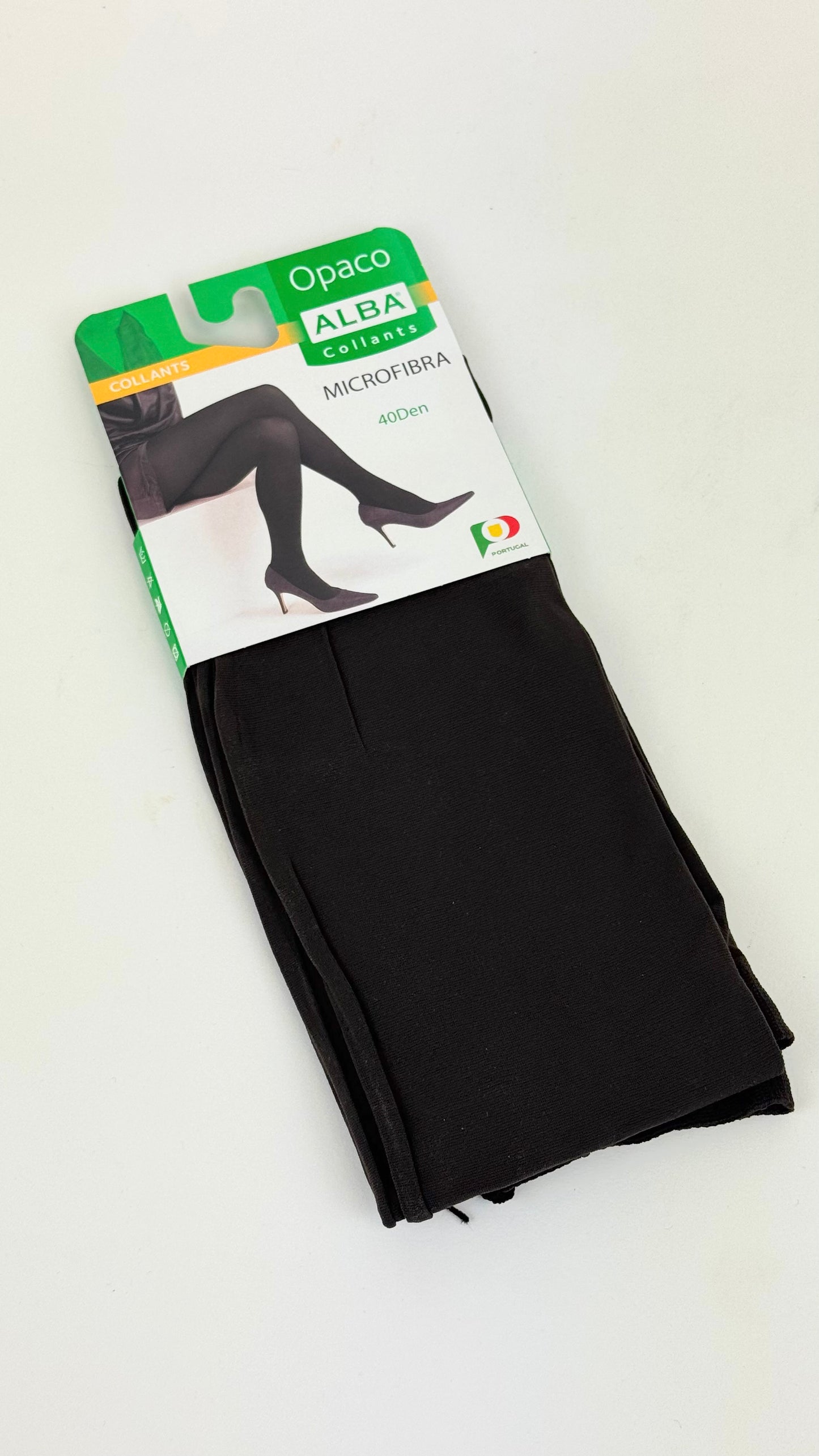 Collants semi-opacos castanho