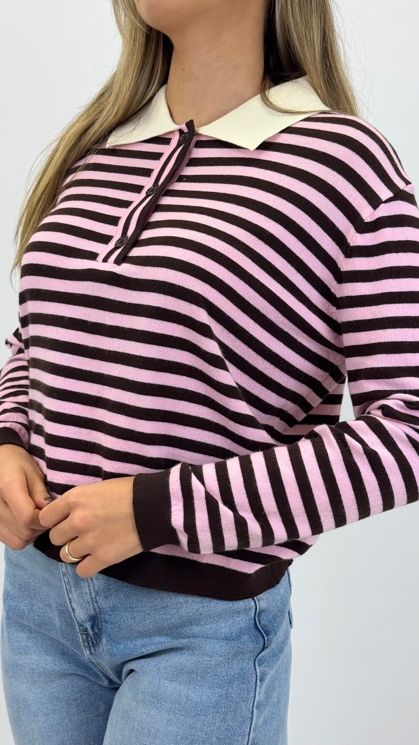 Polo malha Chocolate de Morango