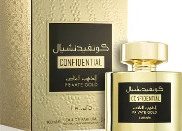 Confidential- Private Gold Lattafa 100ml