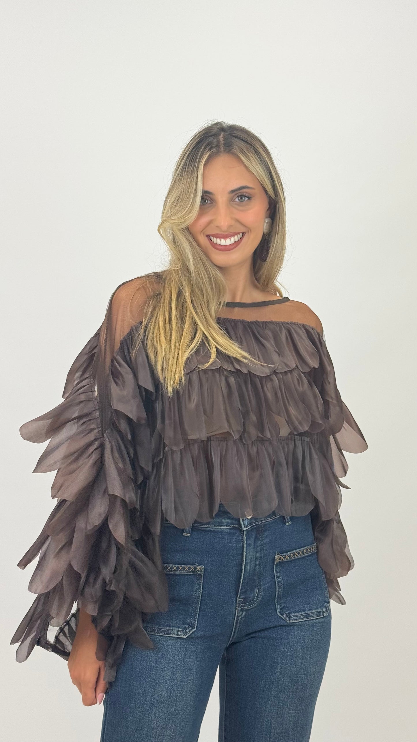 Blusa Falling Leaves