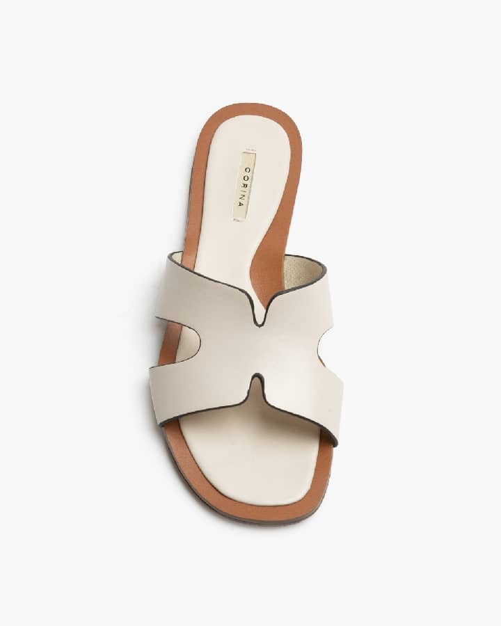 Chinelo pele sintética pérola