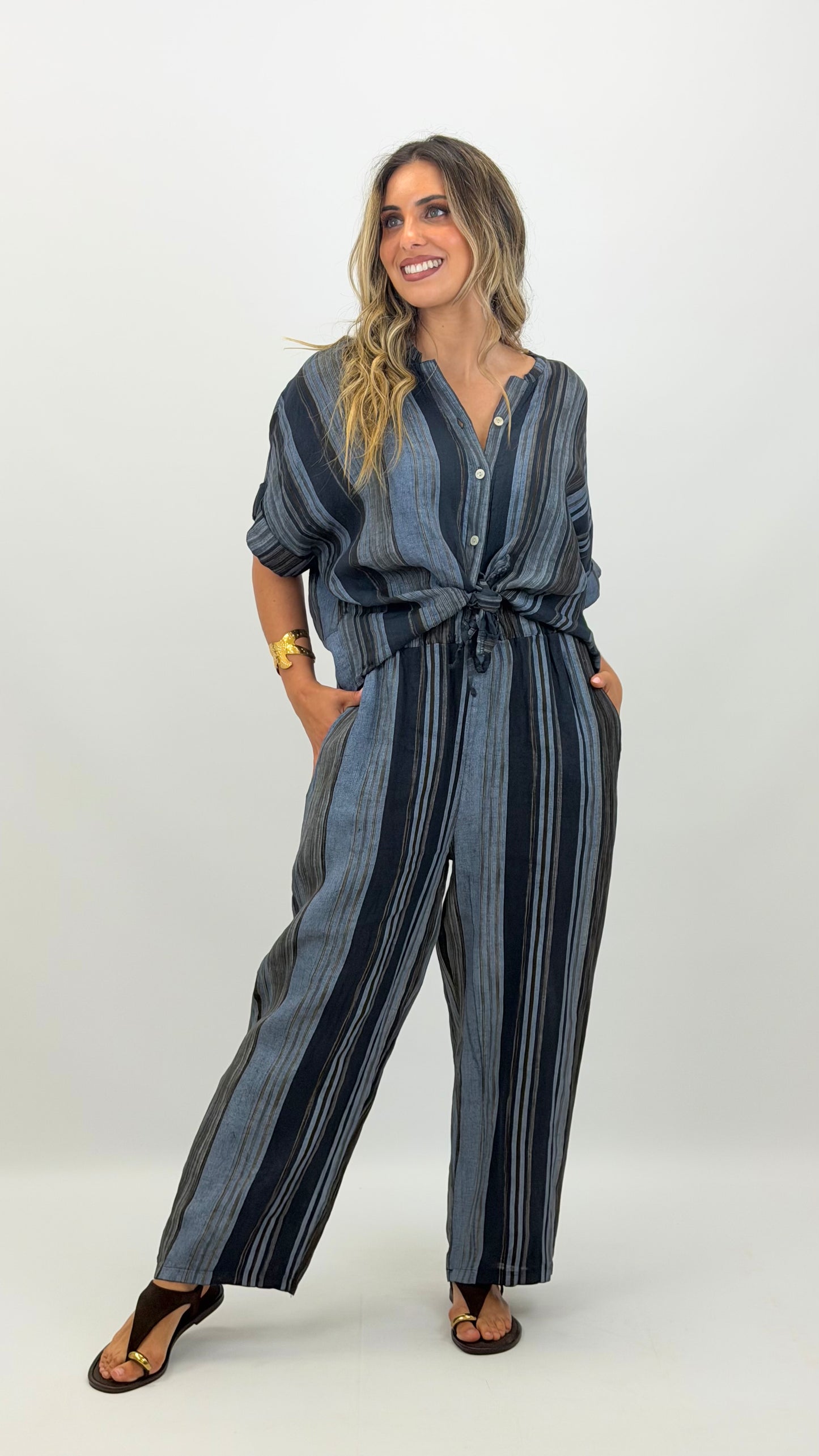 Blusa linho Santorini
