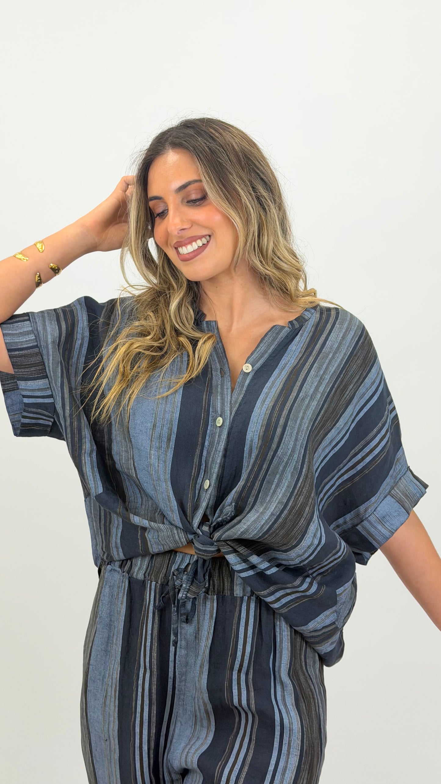 Blusa linho Santorini