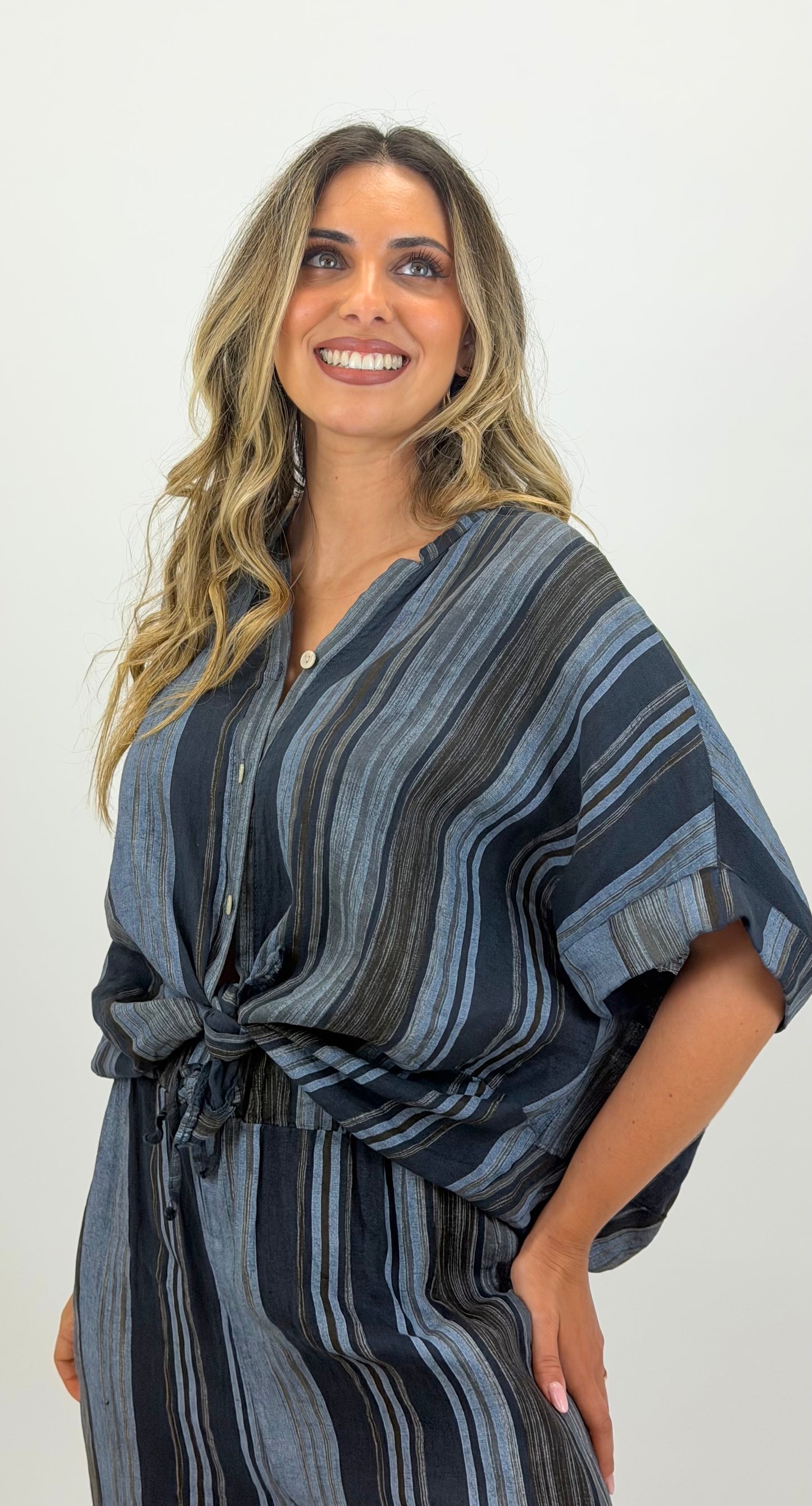 Blusa linho Santorini