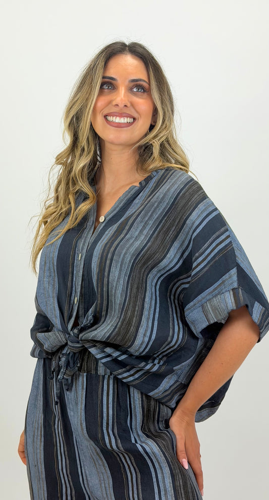 Blusa linho Santorini