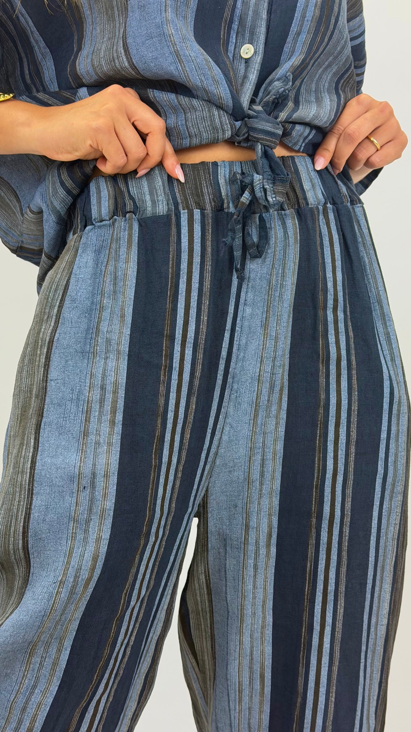Calça linho Santorini