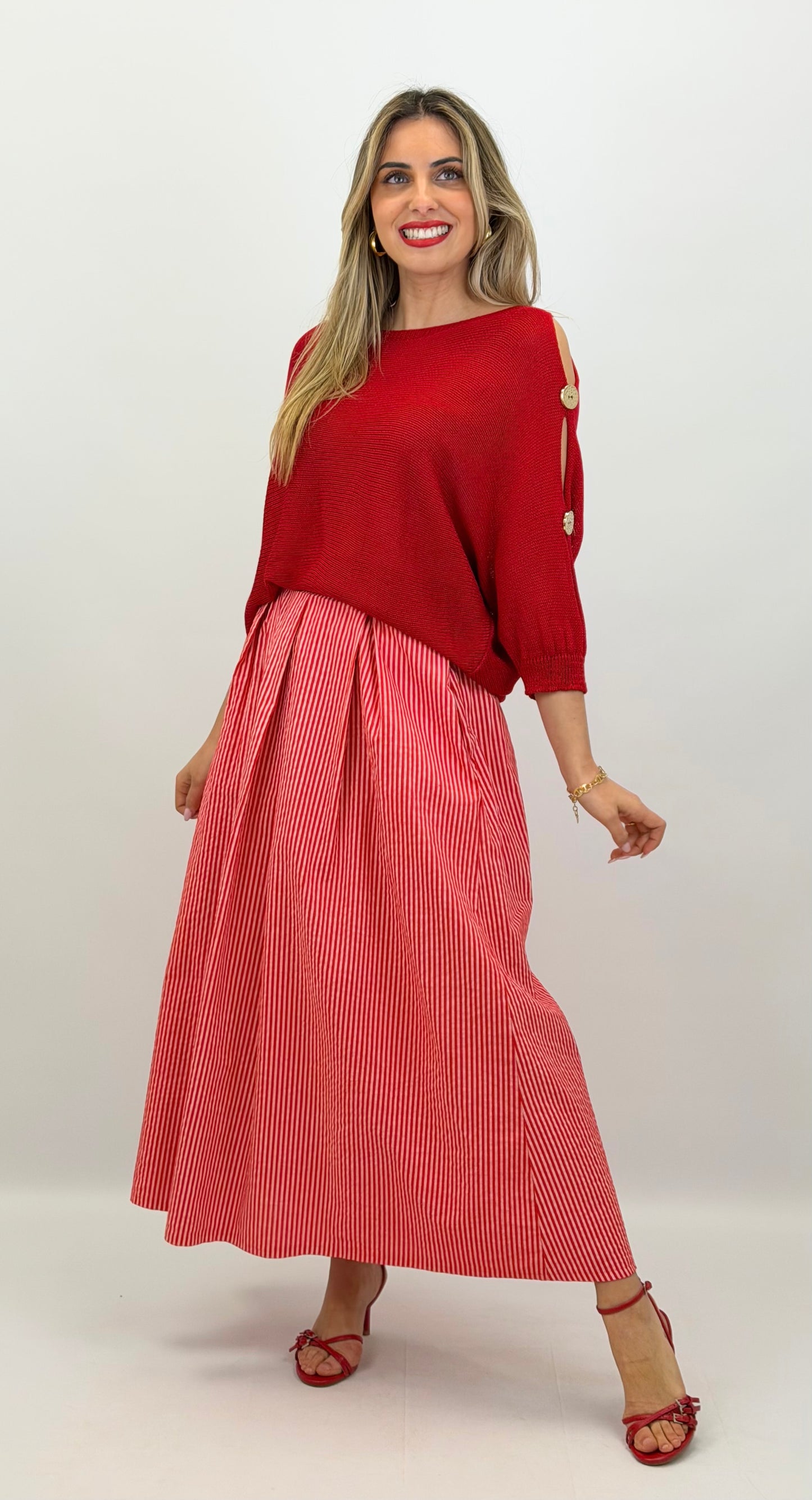 Saia risquinhas vermelho
