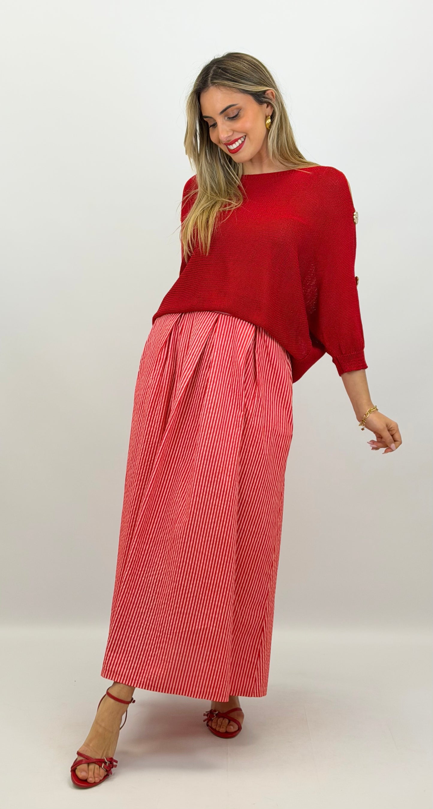 Saia risquinhas vermelho