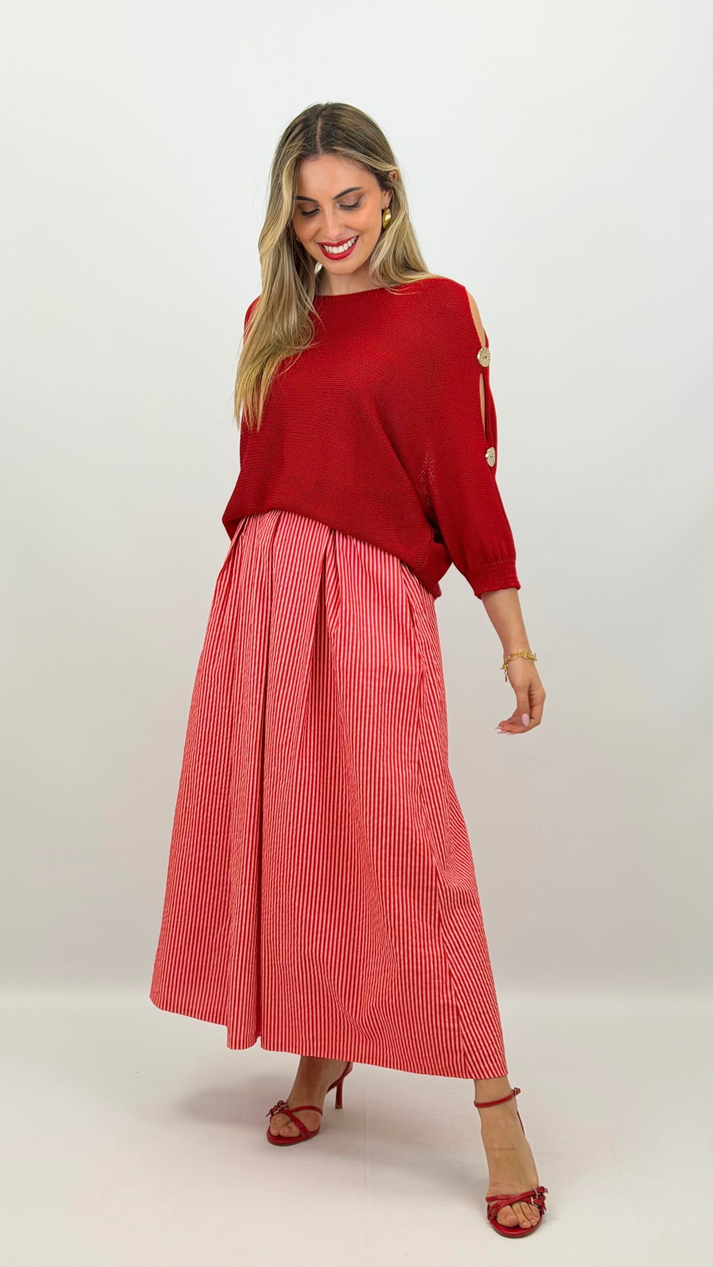 Saia risquinhas vermelho