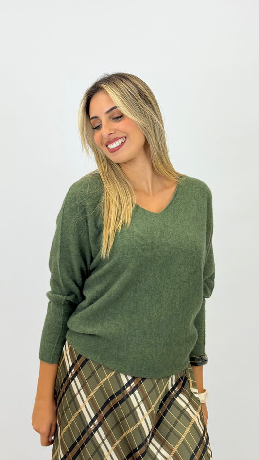 Malha básica fofa verde