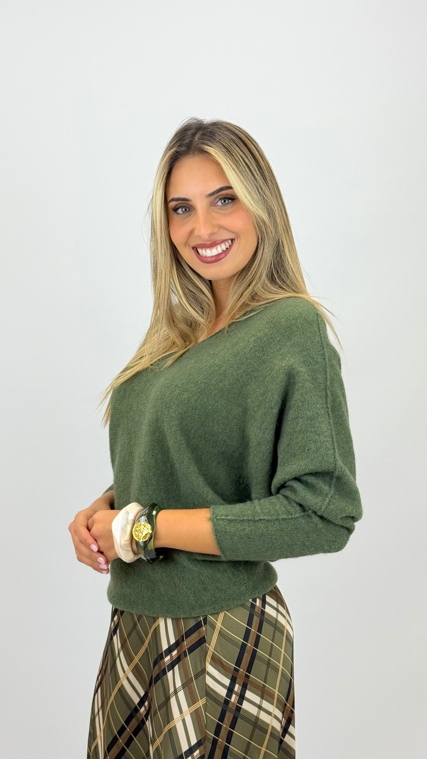 Malha básica fofa verde