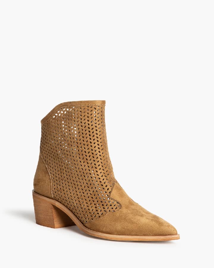 Botas meia-estação camel