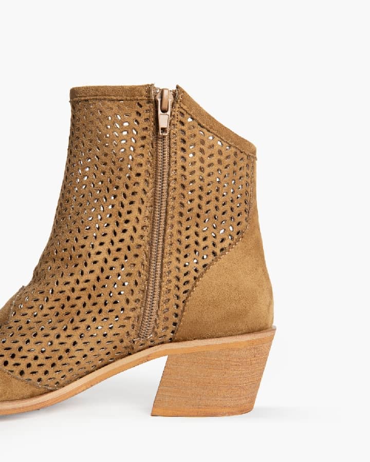 Botas meia-estação camel