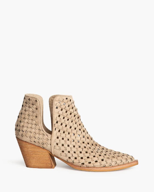 Botim perfurado Bege-areia