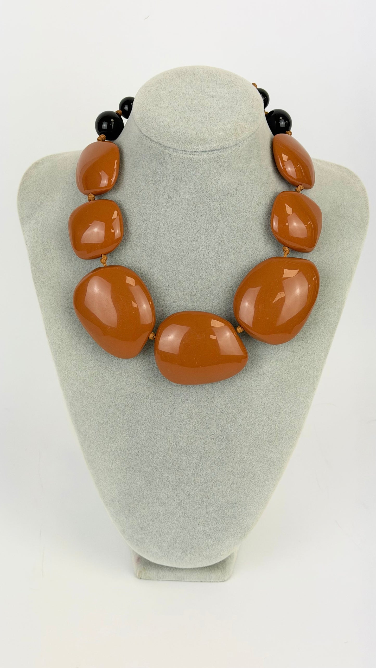 Colar tons telha/camel