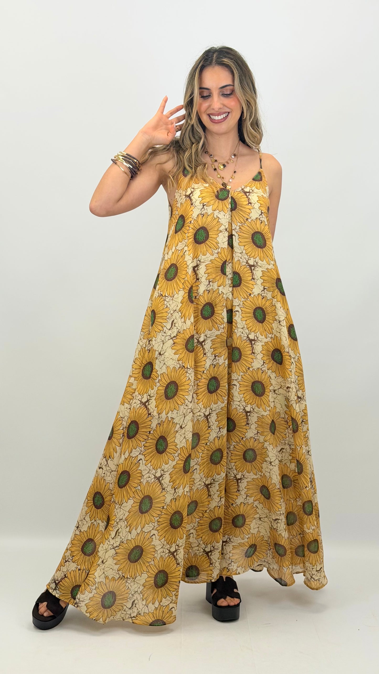 Vestido girasóis