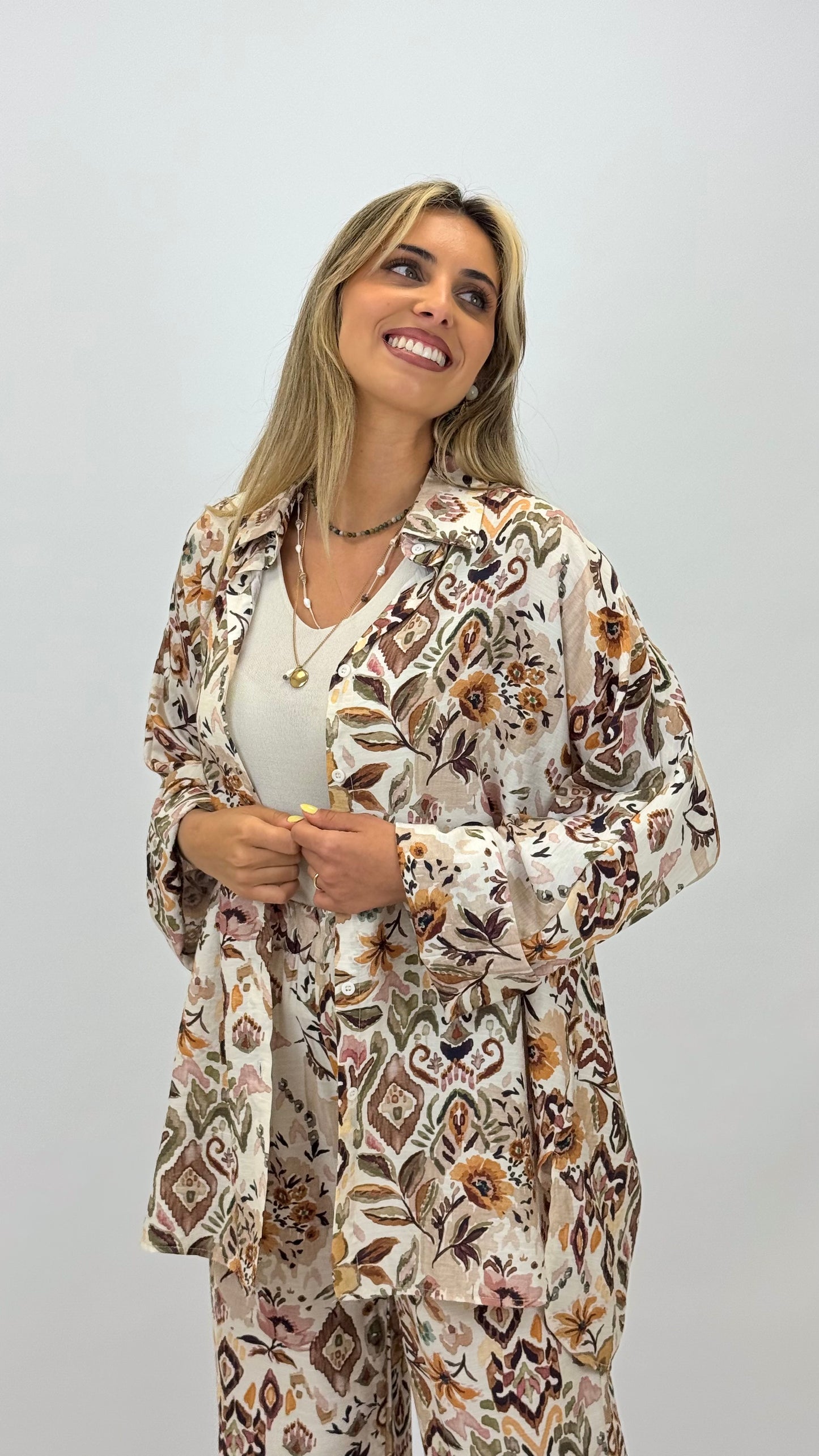 Blusa/Kimono Éden