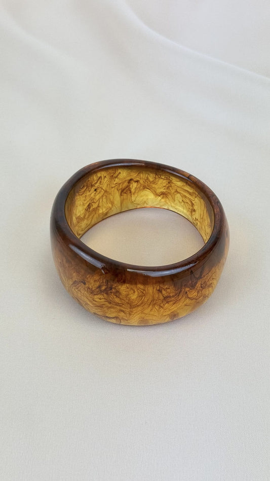 Pulseira massa efeito âmbar
