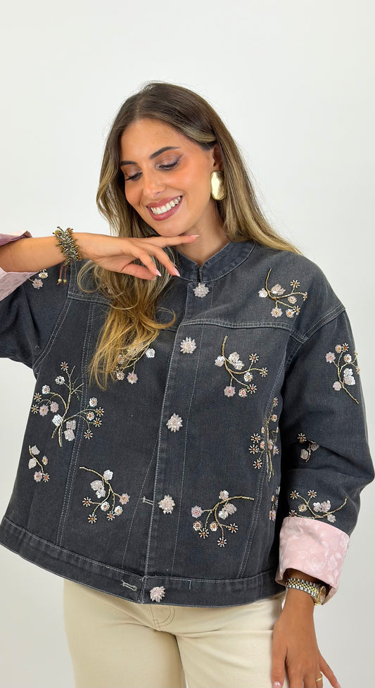 Casaco Sakura in Grey
