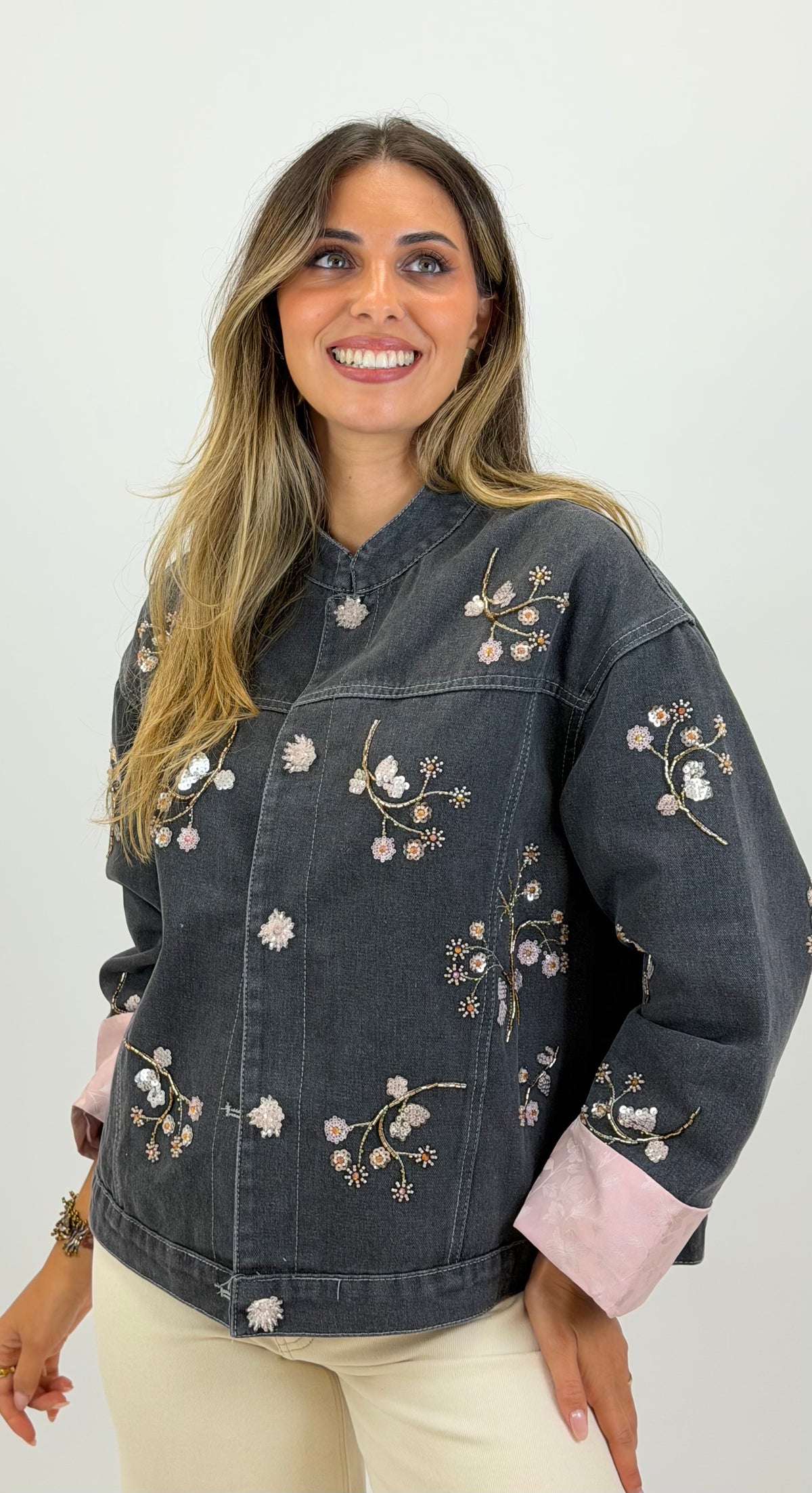 Casaco Sakura in Grey