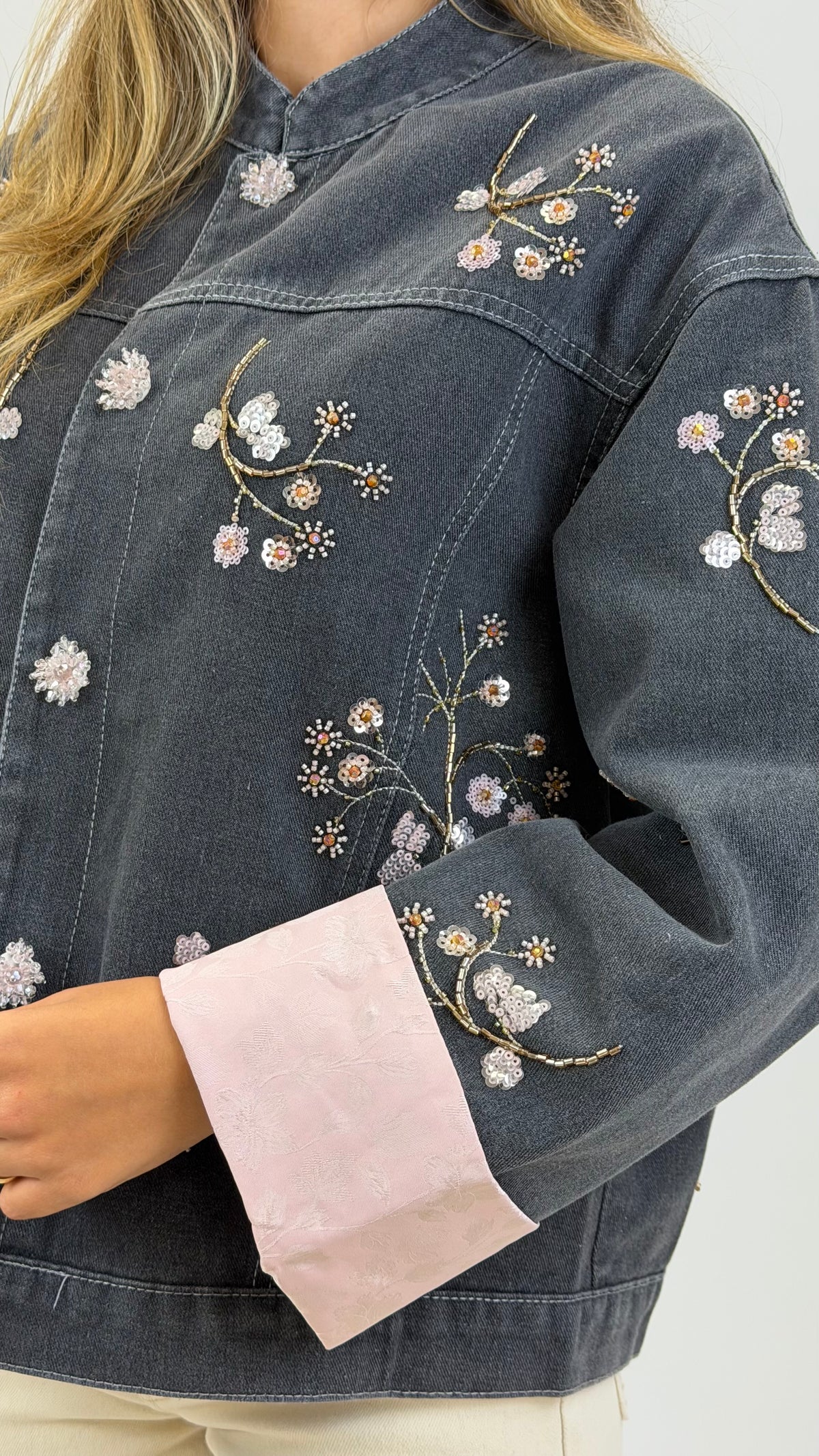 Casaco Sakura in Grey