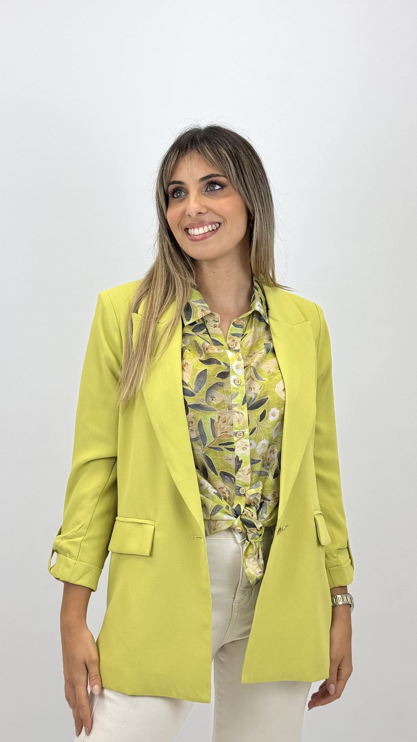 Blazer verde-lima
