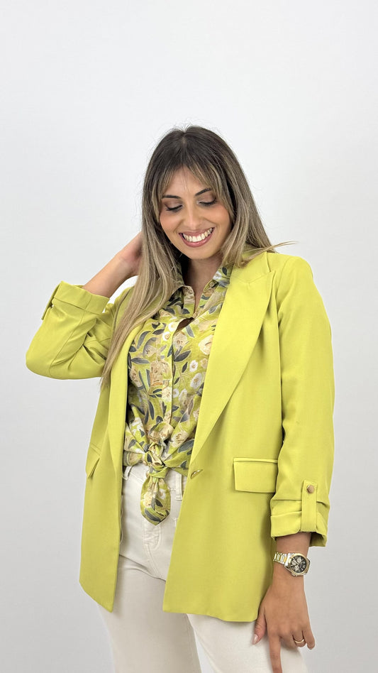Blazer verde-lima