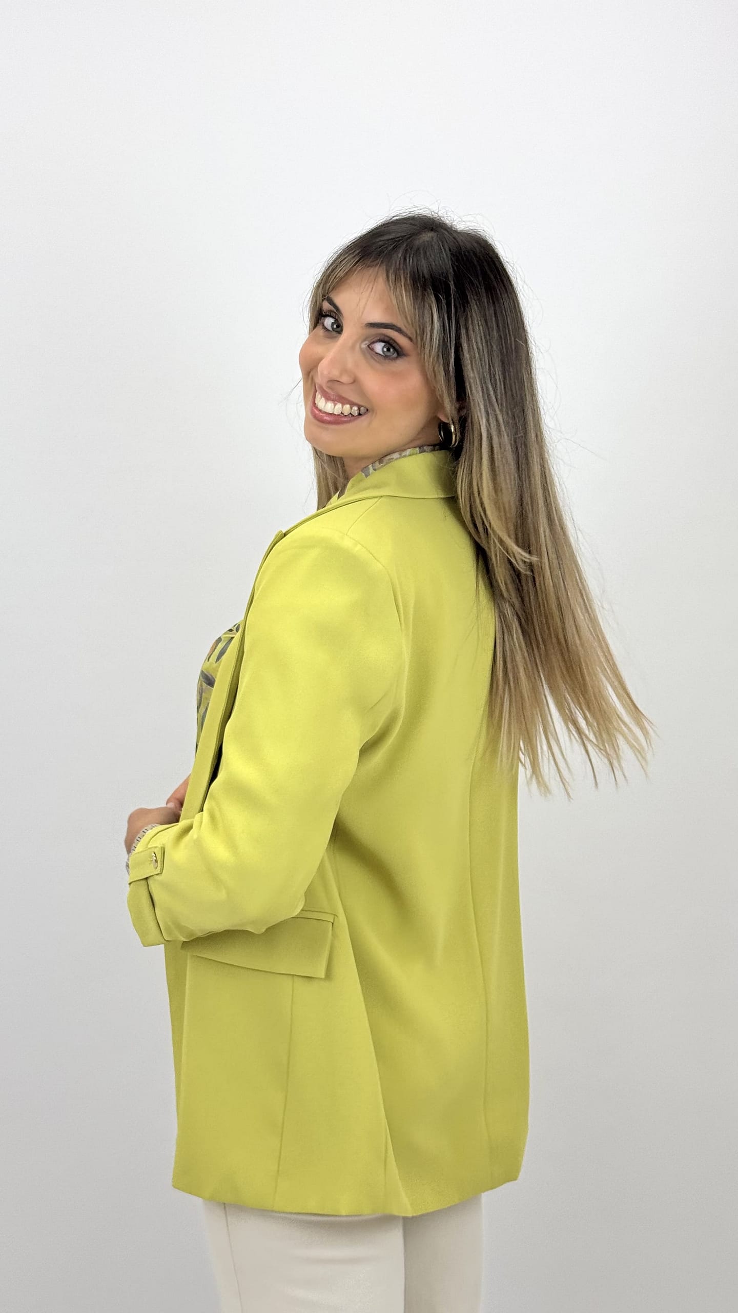 Blazer verde-lima
