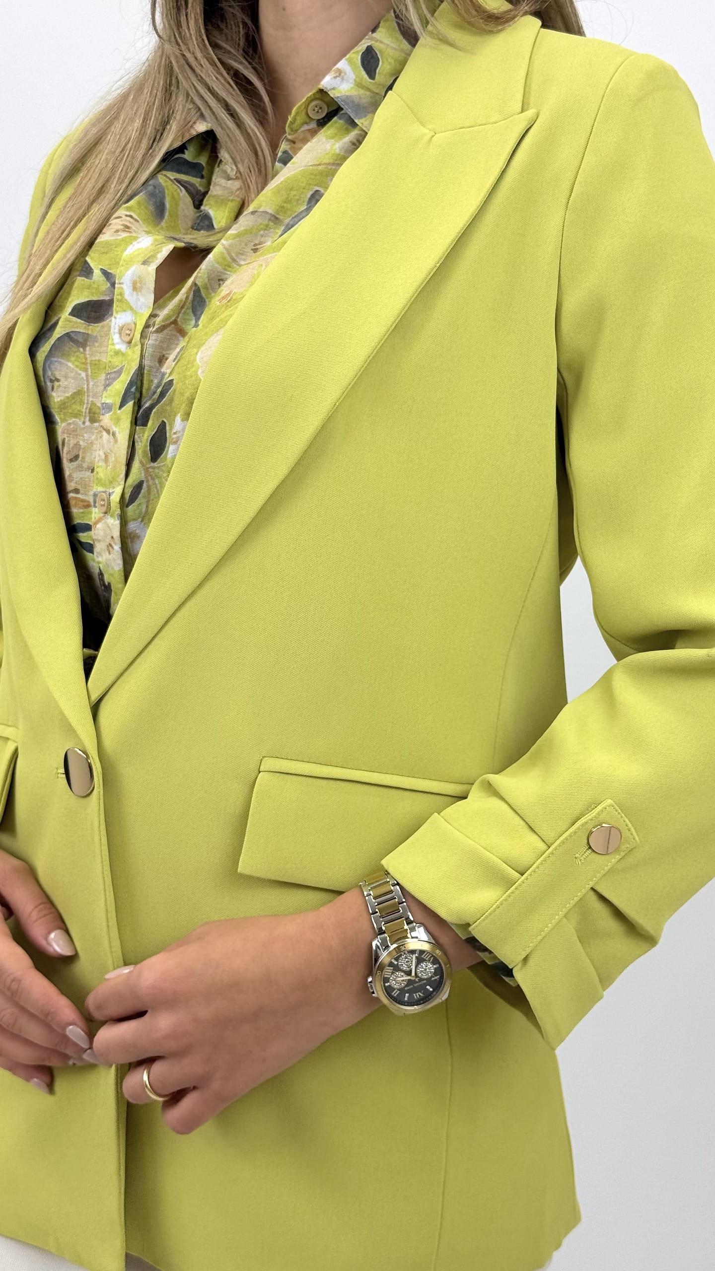 Blazer verde-lima