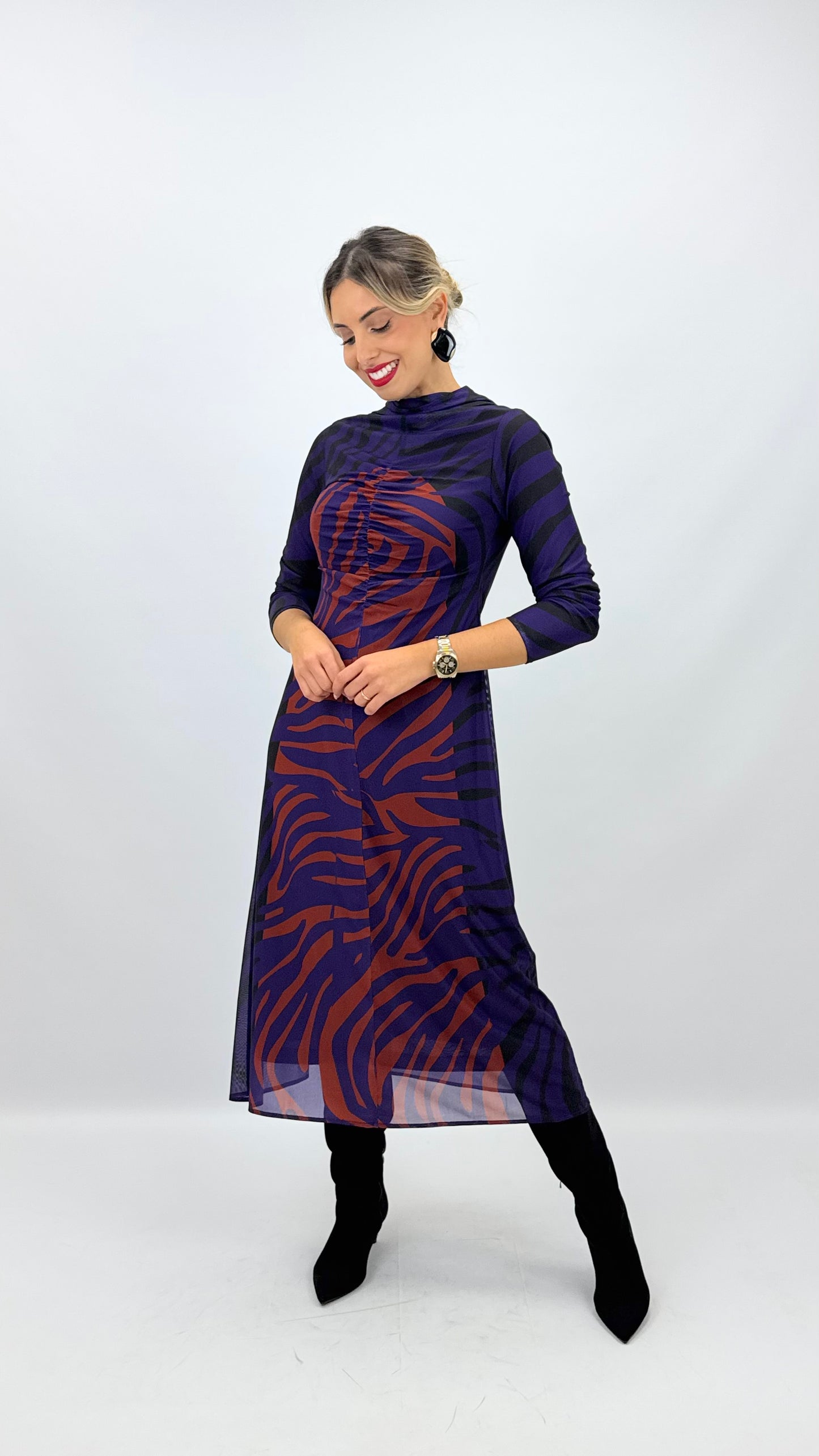 Vestido drapeado Dublin