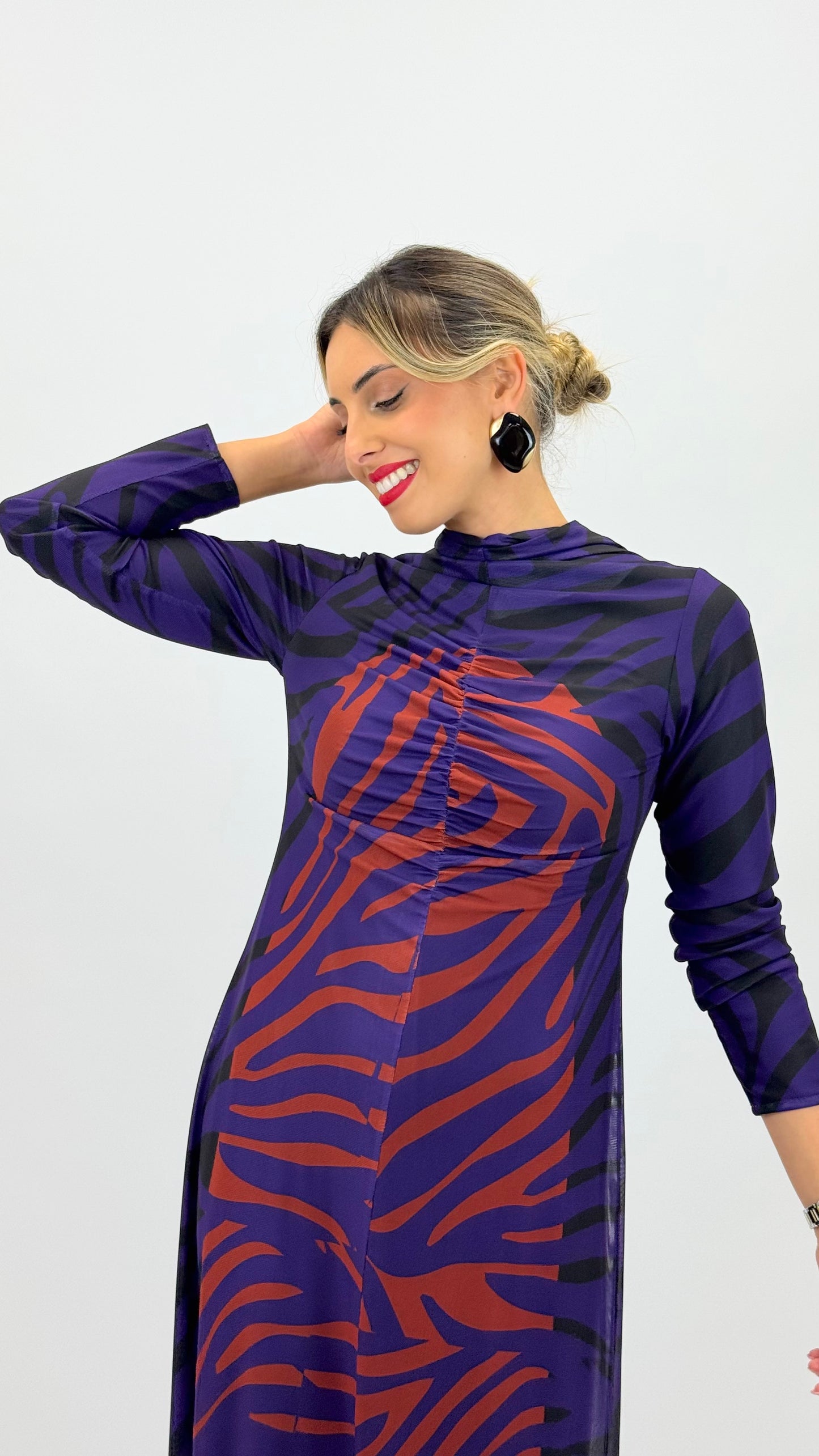 Vestido drapeado Dublin