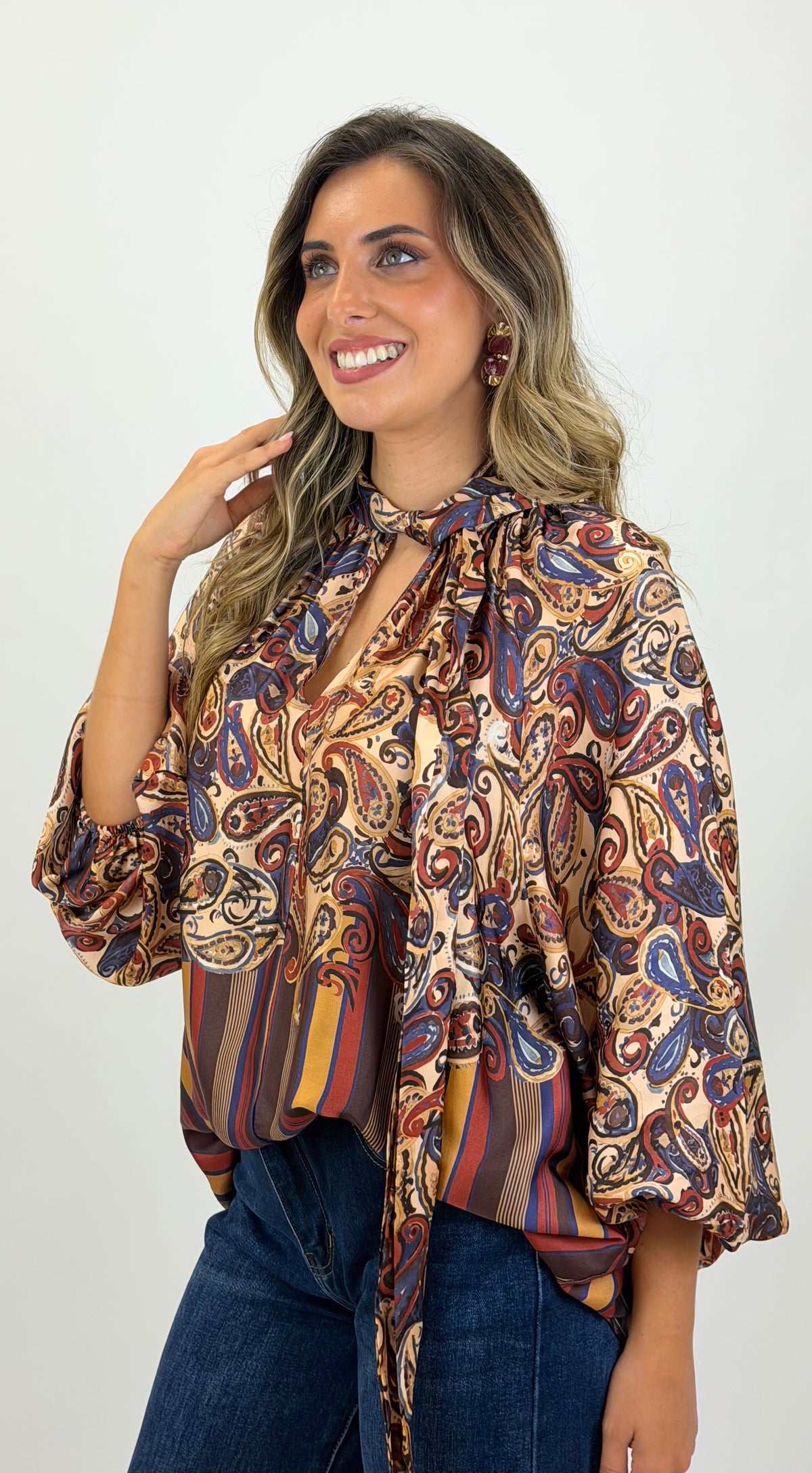 Blusa Midnight & Wine