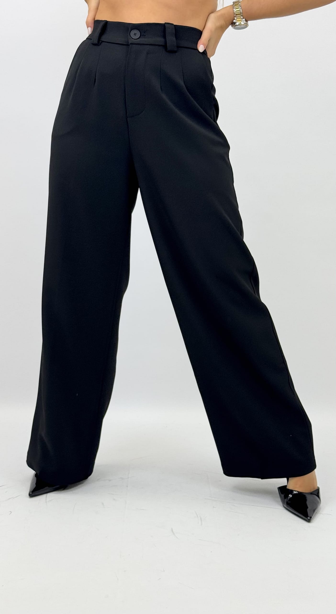 Calça alfaiataria preto