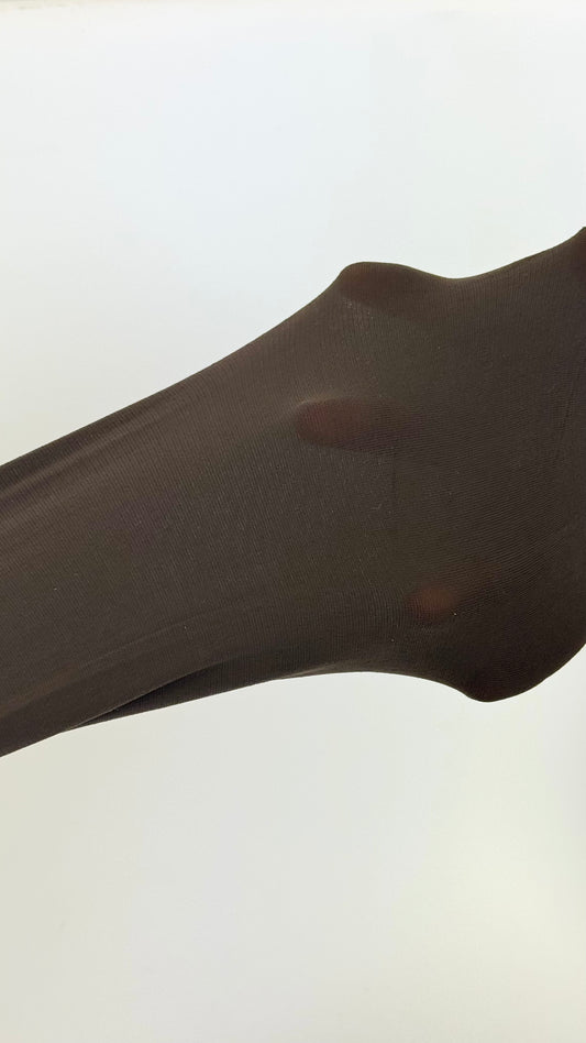 Collants semi-opacos castanho