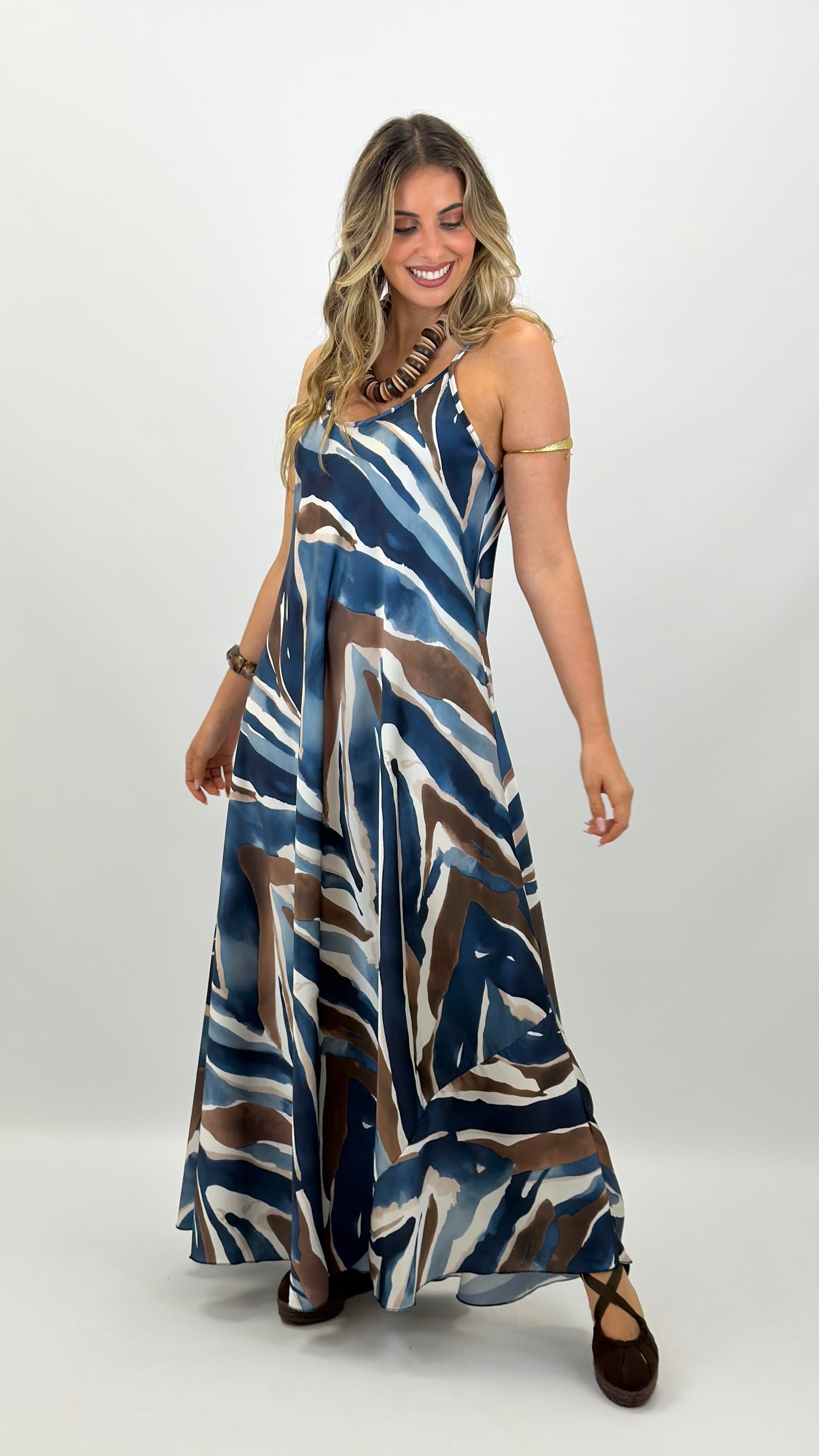 Vestido Mar Azul