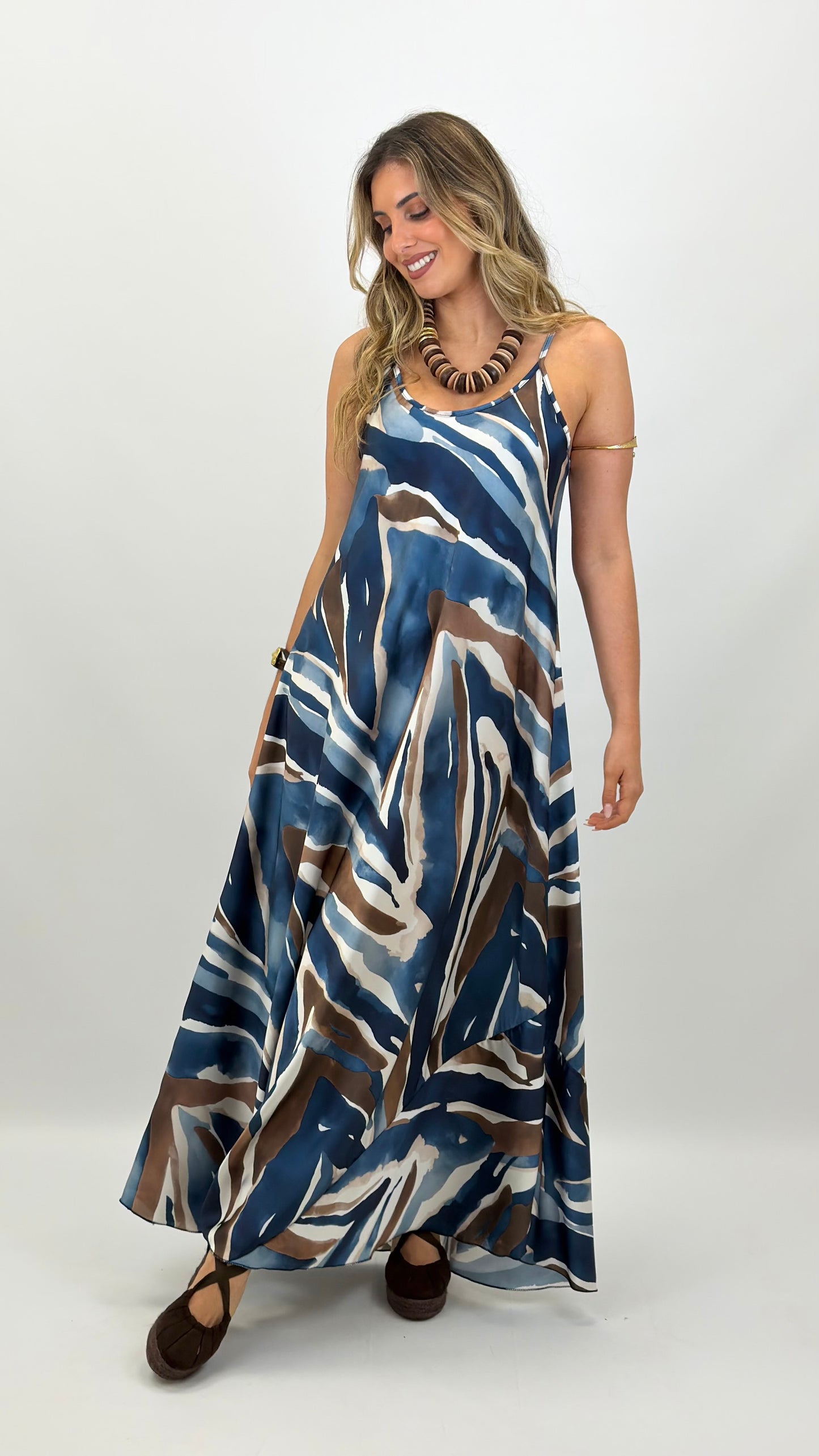 Vestido Mar Azul
