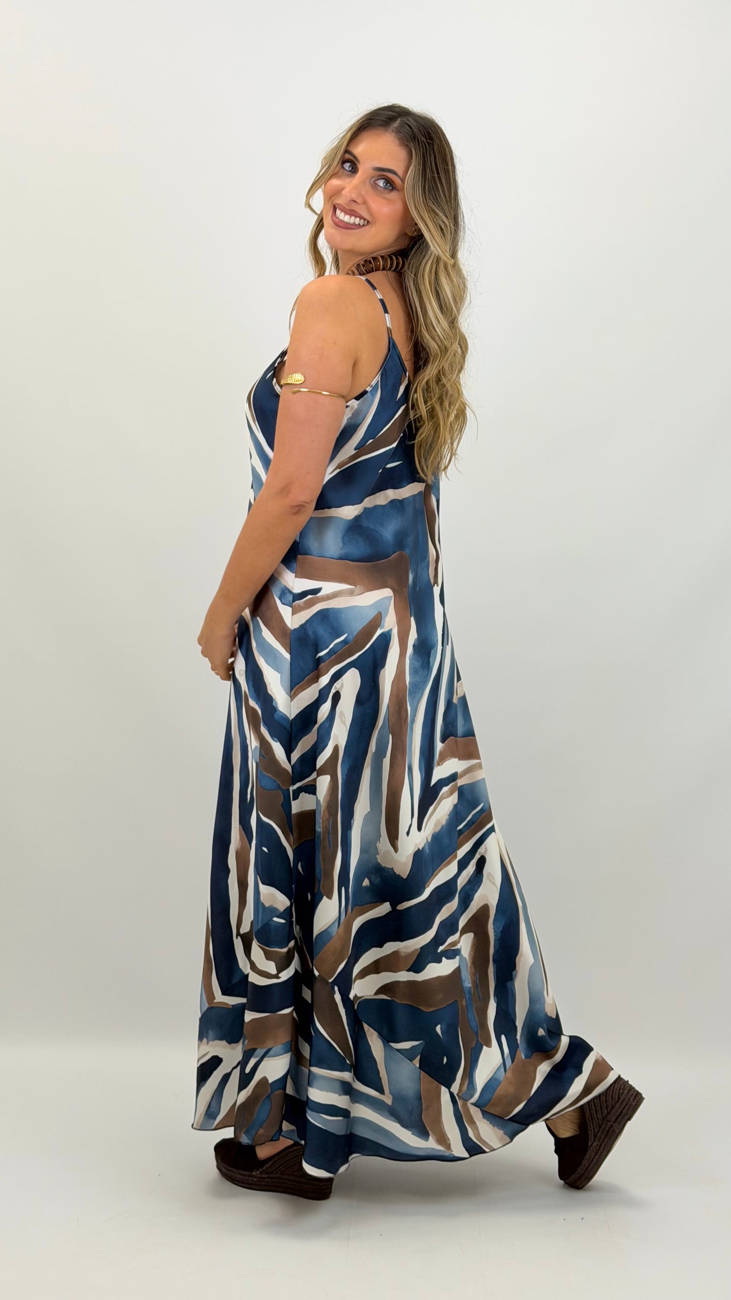 Vestido Mar Azul