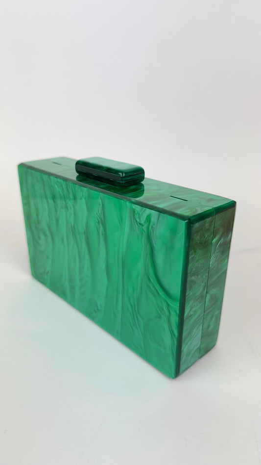 Carteira pochete acrílica verde