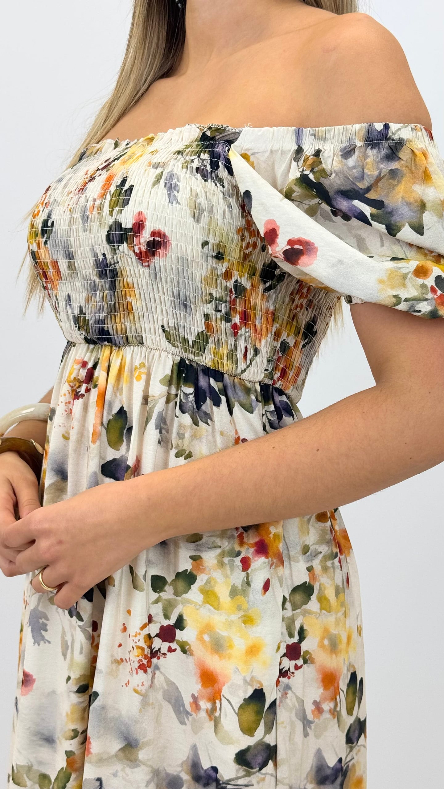 Vestido Printemps tons verde
