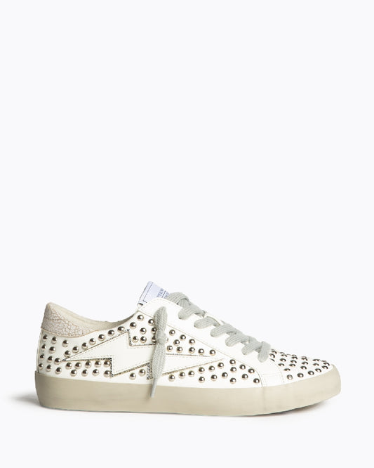 Sapatilha thunder com tachas branco
