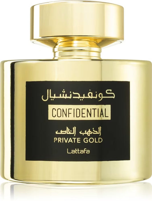 Confidential- Private Gold Lattafa 100ml