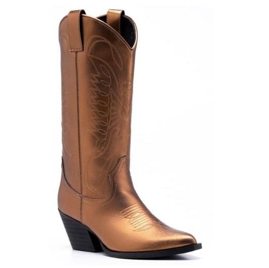 Texanas metalizadas bronze